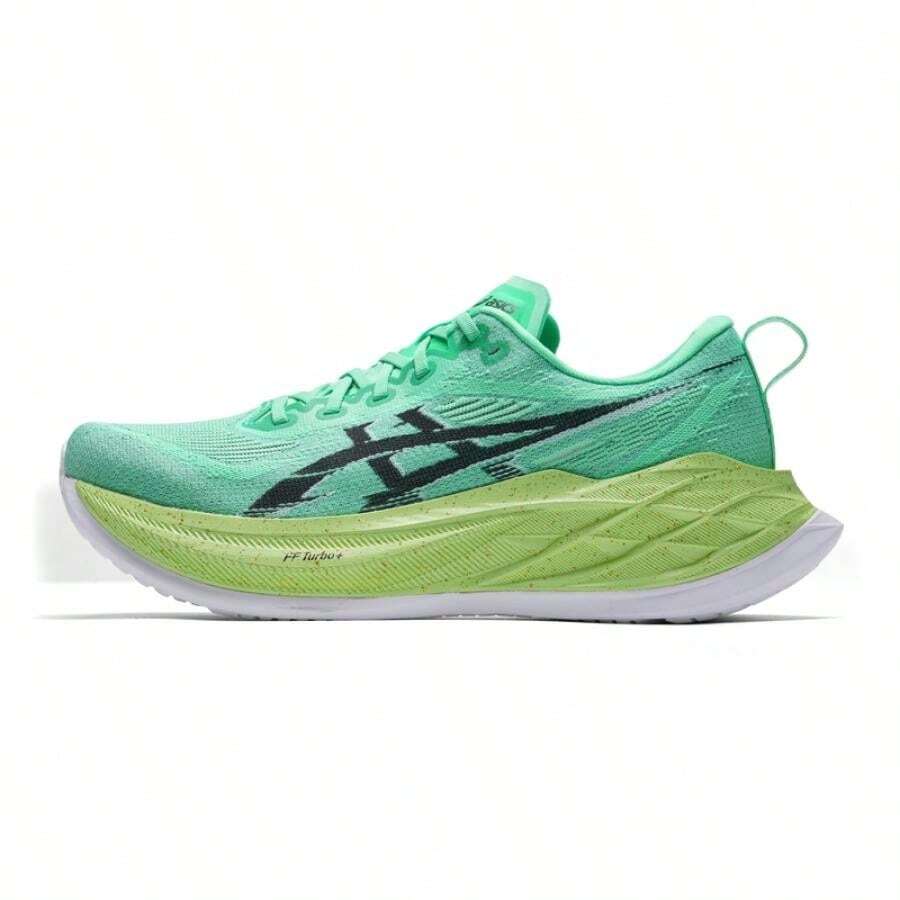Asics Men/Women's Lightweight Cushioned Running Shoes SUPERBLAST 2 Green Training Sneakers 1013A185-300 - Green/Black - View 1
