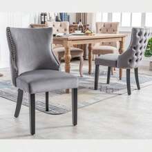 Dining Chairs - Grey - View 5