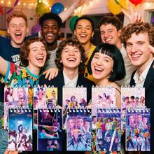 10本K-Pop恶魔猎人笔记本，Huntrix Rumi Mira Zoey图案，活页装，动漫文具，返校礼物，10*6厘米 - 彩色 - 查看 4