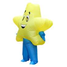 Star-Themed Inflatable Costume For Adults, Suitable For Standing And Walking, Cos-Play Dress-Up Costume, Event And Performance Prop Clothing - Multicolor - View 4