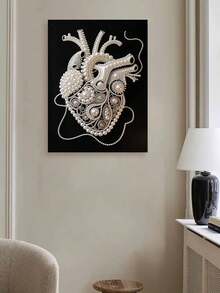 New Pearl Painting Frameless Diy Handmade Diamond Painting Kit, Suitable For Bedroom Decoration, Living Room Hanging Paintings, Room Decoration, Artwork, Birthday Gifts For Friends, Christmas, New Year, Valentine's Day, Holiday Gifts Full Of Novelty. - Multicolor - View 1