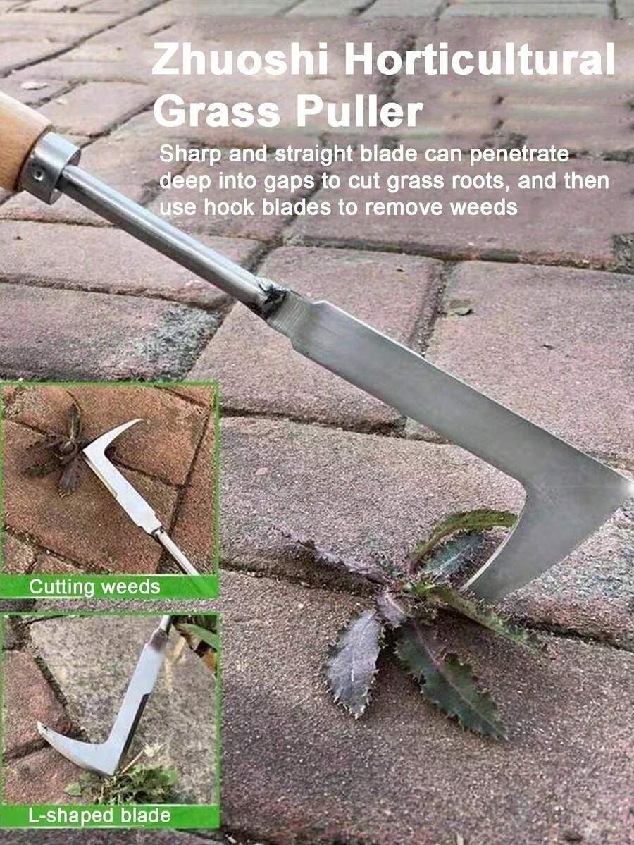 1pc Brick Crack Removal Tool, Puller For Wall Cracks, Stone And Brick Crevices, Multifunctional Garden Cutter, Easily Removes Weeds From Stones And Bricks