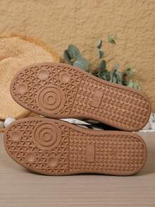 Women's Summer Casual Flat Soft Bottom Patchwork Sneakers, New Spring 2025 Collection - 2615-1 Brown - View 7