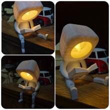 1pc Book Study Companion White Articulated Legs ≤37mm Diameter (No LED Candle) - White - View 6
