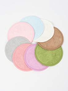 5 miếng bông tẩy trang tái sử dụng, có thể giặt máy, dùng để làm sạch da mặt, tẩy trang, phù hợp với mọi loại da. - Nhiều màu - Xem 7