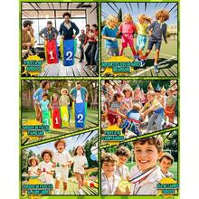 - Juegos de carnaval al al aire ltima intervensin, bolsas de saco de patatas para nios y adultos, carreras de rels de cuchara de huevo, bandas de carreras de 3 patas, juegos de cola, - Multicolor - Ver 7