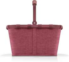 Reisenthel Carrybag Twist Maroon – Stabiler Einkaufskorb Mit Viel Stauraum Und Praktischer Innentasche – Elegantes Und Wasserabweisendes Design - 玫瑰紅 - 查看 1