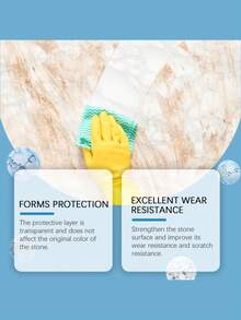 Stain Remover Cleaner, Gentle Degreasing For Kitchen Oil Stains, Tile And Countertop Cleaning - Multicolor - View 2