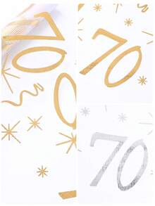 1件70英寸70岁生日桌旗，70岁生日桌布，70岁生日装饰，70岁生日派对用品，70周年纪念庆祝用品，70岁生日派对装饰，生日家居装饰，厨房装饰，桌面装饰，新娘送礼会礼物，节日派对用品 - 70歲生日快樂 - 查看 6