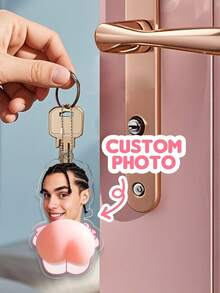 1 pièce Porte-clés personnalisé et intéressant, Porte-clés photo personnalisé, Porte-clés à clip personnalisé, Outil de fermeture éclair, Porte-clés cadeau personnalisé pour couple, Vacances, Anniversaire, Saint-Valentin, Porte-clés personnalisé, Style de dessin animé coloré et mignon, Unisexe décontracté, Style des années 2000, Cadeau pour la fête des mères, Cadeau personnalisé - Multicolore - Voir 8