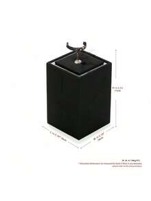 Oirlv 1 pieza Soporte de exhibición de joyas con cuello en posición vertical para exhibir anillos, aretes y collares, soporte de exhibición de joyas para mostrador de cocina, soporte de joyas de alta gama - Negro - Ver 10