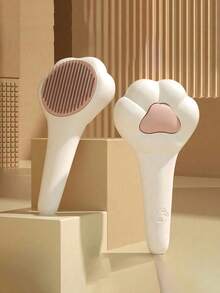 Cute Cat Paw Comb, One-Click Loose Hair Removal Comb, Pet Massage Comb, Cat Hair Cleaning Comb, Cat Pin Comb, Pet Comb, Dog Comb. - Multicolor - View 2