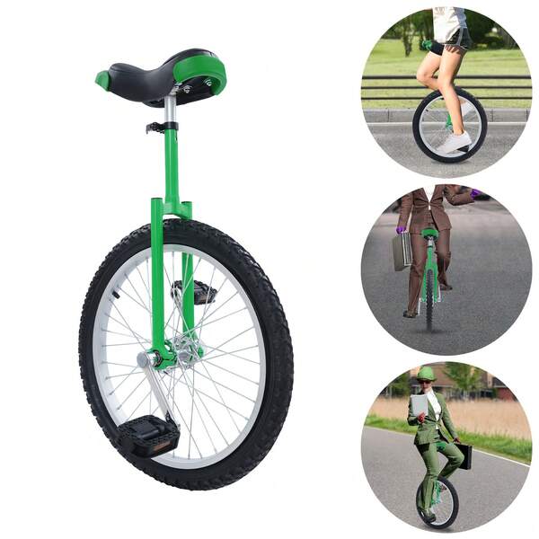  YUNRUX 20 Zoll Rad Outdoor Einrad Verstellbarer Sitz Fitnessfahrrad Passend für Erwachsene und Kinder Outdoor Sport Fitness Training, zur Auswahl