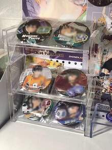 可堆叠亚克力桌面收纳架，多功能化妆品收纳展示架，适用于口红/唇彩/唇贴/徽章，首饰架，适用于耳环/戒指/项链/手镯，卧室/浴室梳妆台收纳架 - 彩色 - 查看 7