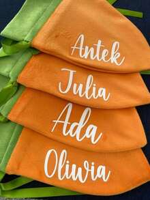 Personalized Easter Carrot Shaped Gift Bags, Easter Gifts, Easter Basket Fillers, Easter Party Favors, Easter Candy Bags, Carrot Shaped Gift Bags - Multicolor - View 6