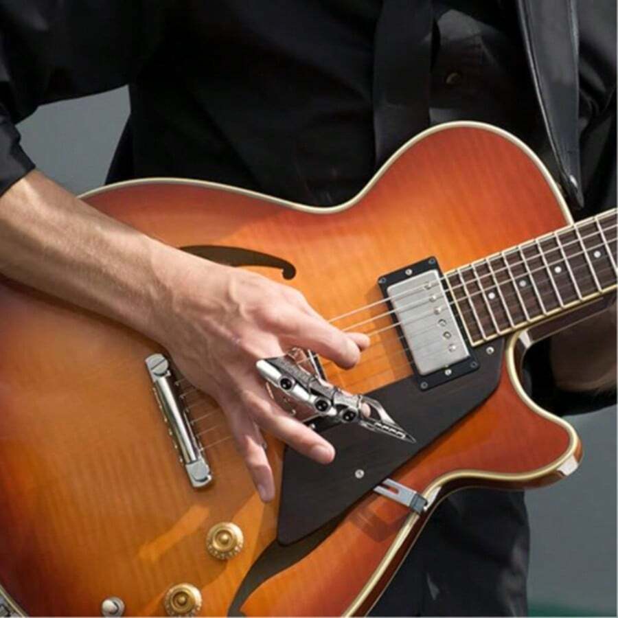 Oversized Articulated Full Finger Ring, Vampire Claw Armor Jewelry, Flexible Metal Claw Tip, Gothic Black Gift For Mother's Day - Multicolor - View 1