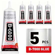 B6000 Handmade Crystal Glue, 25/50/110ml Transparent B-6000 Super Jewelry Glue, Transparent Industrial Adhesive Suitable For Fabric, Phone Repair, Jewelry Making, Crystal Stone Setting, Nail Art, Stone, Wood, Glass, Etc. - B6000 - View 15
