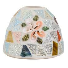 175mm*144mm Natural Colorful Shell Pendant Light Shade, South Pacific Island Style Ceiling Lamp, E26/E27 Base, Suitable For Corridor, Balcony, Vacation Home - Multicolor - View 7