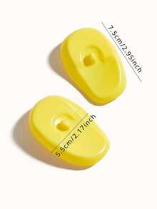 1 对纯色耳套，防水护耳罩，适用于染发、烫发、剪发，可重复使用，多种颜色可选 - 彩色 - 查看 4