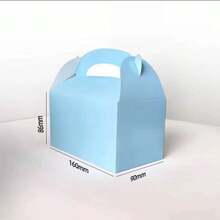 12/24 Pieces Party Gift Paper Boxes, Foldable Gift Bags Suitable For Jewelry, Candy, And Dessert Packaging - Multicolor - View 2