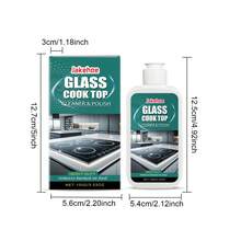 [2026 New] 1PC Glass Stove Cleaner & Polish - Non-Scratch, Stubborn Stain & Heavy Grease Remover For Kitchen Surfaces - Nước lau kính bếp - Xem 5