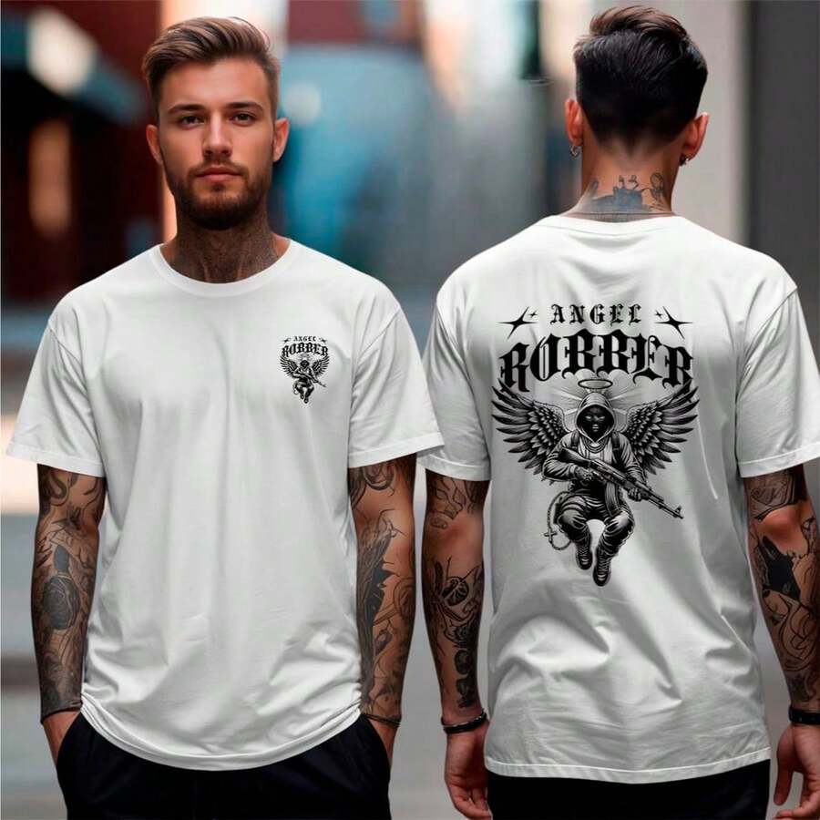 Camiseta Casual anime black clover manga - Branco - Visão 1