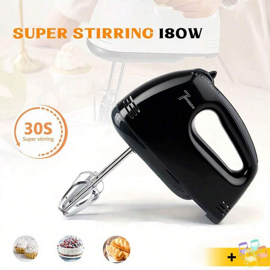 LÈRFM Hand Mixer, Food Mixer, Egg Beater, Dough Mixer, Household Mixer, Kitchen Baker