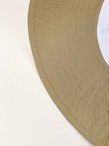 Dopamine Energetic Foldable Sun Hat, Unisex UV Protection Bucket Hat, Lightweight Quick-Dry Textured Wide Brim Fishing Hat, Outdoor Sunshade Hat, Casual Sun Hat - Drawstring Quick-drying - View 7