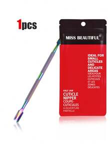 3pcs Stainless Steel Nail Care Set, Includes Nail Clipper, Nail Cutter, Nail Care Tools, Cuticle Remover, Nail File, Manicure & Pedicure Kit (Colored Titanium) - Multicolor - View 11