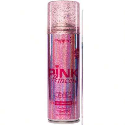 Spray Gliter Corporal Cabelo Pele Roupa Brilho Evento Carnaval Maquiagem Baile Festa Fácil Aplicação