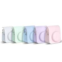 Instant Mini 12 相机包，兼容 Mini 12/ Mini 12 相机 - PU 皮革保护套，带可调节肩带 - 白色 - 查看 2