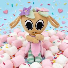 2026 New Dandy's World Designer Collaboration Plush Doll - Artistic Collection Level Doll Set, Christmas Party Decoration/Thanksgiving Warm Gift, High Quality Suede Material With Abstract Design,  Youth Social Sharing Item - Màu Khaki - Xem 2