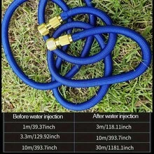 1根镀铜家用花园软管，3根可伸缩TPE洗车软管，魔术伸缩软管（软管材质：TPE） - A - 查看 4