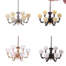 Mini Vintage Decor Set, Including Pendant Light, Painting, Carpet, Coffee Table Accessories, Micro Landscape Decor, Suitable For DIY Mini Home Scenes, Ideal Gift For Collectors And Enthusiasts - Multicolor - View 7