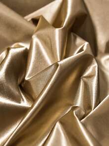 1件纯色缎面床单，现代简约风格，多种尺寸可选，加厚设计，不褪色，不起球，柔软舒适，适用于家庭卧室和户外使用。 - 黃色 - 查看 7