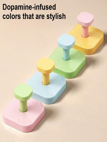 4pcs Suction Cup Hooks, Multi-Purpose Hooks, Strong Suction Cup Hooks, No Drilling Required, No Trace Left, Suitable For Organizing Living Room, Nursery, Kitchen, Behind The Door, Bathroom, Also Can Be Used As Coat Rack, Applicable For Various Household Uses.