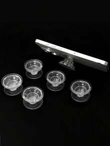 Transparent Retractable Folding Phone Stand, Transparent Airbag Adhesive Folding Phone Holder - Multicolor - View 4