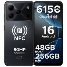 DOOGEE Note56 Plus Unlocked Android 16 Cell Phone, 48GB + 256GB/2TB TF Expand, 6.56" HD+ 90Hz Display, 6150mAh Battery, 50MP+8MP AI Camera, NFC/OTG/Side Fingerprint, 4G Dual SIM Unlocked Smartphone - 黑色 - 查看 8