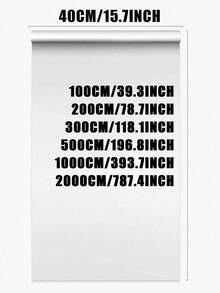 Glossy White Self-Adhesive Wallpaper, Waterproof, Oil-Resistant, Removable, Reusable For Countertops, Furniture, Cabinets, Waterproof, Removable, Easy To Apply, Decorative Vinyl Contact Paper - White - View 10