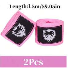 2条装拳击训练绷带，运动绷带，适用于综合格斗、自由搏击训练 - 1.5M - 查看 10