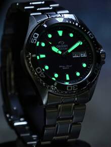 Orient 2pcs Japanese Imported Mechanical Watches, Waterproof, Luminous Diving Watches, Birthday Gift FAA02004B9 FAA02005D9 FAA02006M9