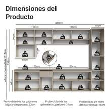 Cocina Integral Completa Modular Madesa Nice 280cm Crema 05 - Beis - Ver 3