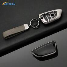 Metallic Gray Fashion TPU Car Remote Key Case Cover Shell Fob For BMW X1 X3 X5 X6 X7 1 3 5 6 7 Series G20 G30 G11 F15 F16 G01 G02 F48 Keyless