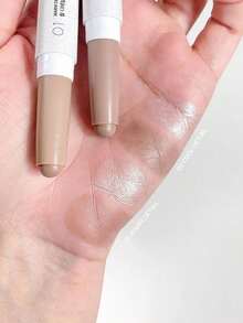 Bbia Last Contour Stick, Smudge-Free, Smooth Application, Water-Resistant, Nose Sculpting, Camera-Ready, Velvet Matte, Mousse Texture, Longwear, No Sharpener, Dual-Ended, Natural Look, Camera Contouring, 1.2g/0.04oz*2 - 01 Warm Detail - View 3