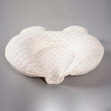 婴儿颈枕、头部塑形枕、U型新生儿枕、柔软头部枕（乳胶枕） - 杏色 - 查看 6