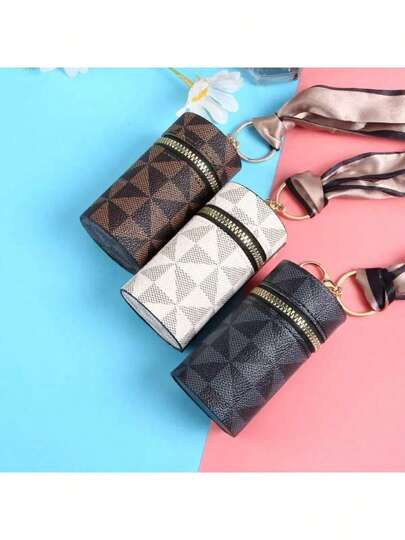 女士小号短款拉链钱包、零钱包、钱包、口红包、耳机包、钥匙包、包包挂件