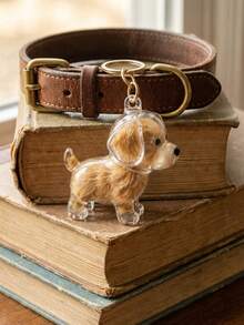 1个狗狗纪念吊坠钥匙扣，带狗毛收纳盒，可收集狗毛作为纪念品，是送给爱狗人士的完美纪念礼物，也是送给宠物主人珍藏逝去宠物记忆的贴心礼物。 - 彩色 - 查看 8