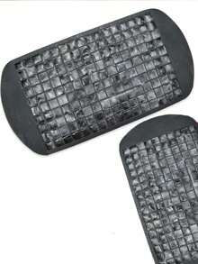 1pc Silicone Ice Tray, 160 Grid Mini Ice Cube Crushed Ice Smoothie Mold, Easy To Demould, Red, Black And Blue Optional - Multicolor - View 8