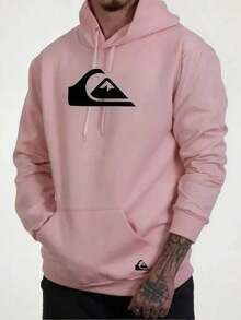 Quiksilver Fleece Sweatshirt - New Arrival - Baby Pink - View 4