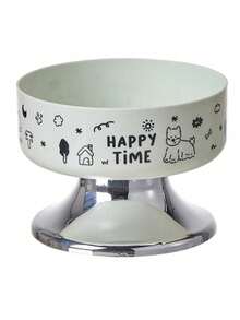 1个不锈钢加高宠物碗，防滑且颈部友好，大容量宠物喂食器 - 500ml - 查看 10